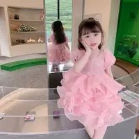 在飛比找ETMall東森購物網優惠-蓬蓬夏季韓版高級感兒童公主裙