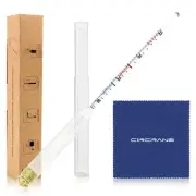 Circrane Maple Syrup Hydrometer with BRIX & Baume Scales Density Meter for Su...