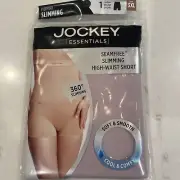 Womens Jockey Essentials Slimming Cool Touch High-Waist Short Mauve SIZE-3XL NWT