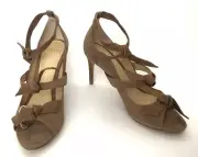 Alexandre Birman Women Shoes Size 38.5 NIB Light Beige Suede