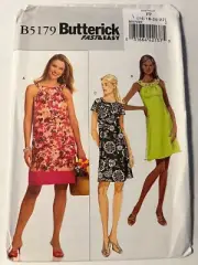 Butterick Sewing Pattern-#5179 Misses' Fast&Easy Summer Dress-sz 16-22