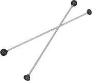 Hoement 2pcs Marimba Mallet Lightweight Double Head Xylophone Drumsticks for Safe and Durable Percussion Instruments for Music Practice and Tongue Drum Supplies