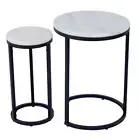 Set of 2 Soho Side Tables Home Decor Pieces Lamps Everyday Essentials Organised