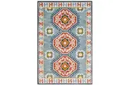 Handmade Milan Wool Rug-6284-Sea Blue