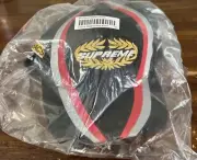 SUPREME ENDURANCE SERIES 6-PANEL HAT BLACK OS FW24 WEEK 16 (100% AUTHENTIC) NEW