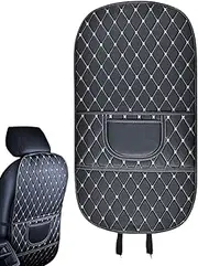 Car Kick Mat Protector, Backseat Cover Shield, 31.5x16.93in Anti-Kick Design, Full Coverage Car Backseat Organizer, Authentic Seat Back Cover for Small, Rv, Sedan, Truck