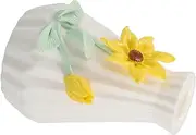 Luxshiny Artistic Ceramic Flower Vase Minimalist Aesthetic Tabletop Decor for Unique Arrangements Versatile Use as Aroma Diffuser Floral Display for Home and Office