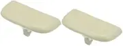 Yurefax 2 Pcs White Sun Visor Cap Clip No.DS7Z54672A40AF, for Ford, Edge 15-23 Car Sun Visor Clip(Beige)