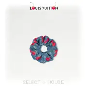 Louis Vuitton × Takashi Murakami M96595 Scrunchie Monogram Denim Cherry Japan