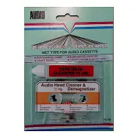在飛比找Yahoo奇摩購物中心優惠-Trio Audio錄放音機濕式消磁清潔帶KC-02(兩入裝