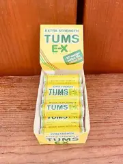 2008 Tum’s E-X Extra Strength Store Counter Display Partially Full