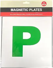 1ABOVE Fully Magnetic 2 Packs P Plates for Car New Driver - Accessories for New Drivers, Strong Magnet, Not Fly Off