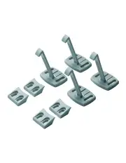 [BABYDAN] Cabinet and Drawer Catch Lock 4 Pack in White
