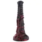 HiSmith Waldolo Silicone Equine Dildo 8.6 Inch - Black/Red