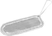 WATIIFUFU Stainless Steel Mesh Frying Basket Long Handle Oil Strainer Basket for Air Fryer