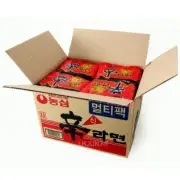 Nongshim Shin Ramyun Spicy Beef Soup Korean Food Noodles 120 g × 40 ea