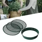 Metal Garden Riddle Sieve with 3 Interchangable Mesh Durable Hand Tools