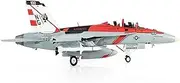 Replica Pre-Build Aircraf F18-015 1/72 For F/A-18F F18 Jet Fighter VFA-41 2015 Squadron Alloy Military Die-Cast Alloy Aircraft Replica Teenage Adult Hobbyist Collection Display Gift Model Collection G