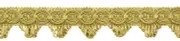 Scalloped Fringe Gimp, Style# SF0150FG, Color# C4 - Antique Gold [27 Yards]