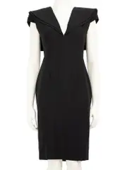 Black Midi Sleeveless Dress