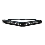 1Ru Utp Angled V Style Patch Panel Unloaded