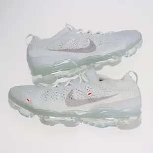 Nike 休閒鞋 Air VaporMax 2023 FK 針織襪套 慢跑鞋 白銀 零碼福利品【ACS】