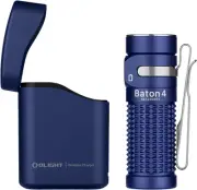 OLIGHT Baton4 Premium Edition Handheld Torch Max 1300 Lumens (Regal Blue)
