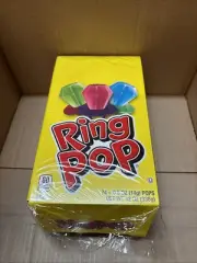 Ring Pops 24 Ct Box Variety Flavors, EXP 02/26