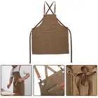 Unisex For Heavy Duty Canvas Apron for Cooking and Workshop Use with Pockets