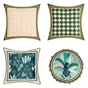 45*45cm Retro Cushion Cover Pillow Cover Pillow Case for Decorative Throw Sofa Couch Bed Chair Living Room Bedroom
