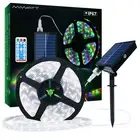 Solar LED Strip Lights Outdoor, 32.8ft 560 LEDs LED Strip IP67 Waterproof, Co...