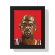Framed Vertical Michael Jordan Poster