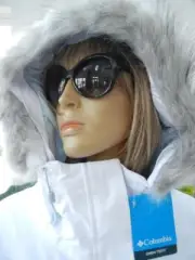 COLUMBIA AVA ALPINE OMNI-TECH HEAT WHITE INSULATED HOODED JACKET SIZE XL $290
