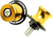 Motorcycle Accessories CNC Aluminum Swingarm Spool Slider Stand Screws for Yamaha Tracer7 Tracer9 GT Tracer 900 700 7 9 GT 6mm Motorcycle Swingarm Sliders Accessories(Yellow)