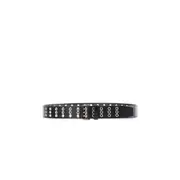[ANN DEMEULEMEESTER] Ezra Belt 4cm Black