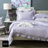 在飛比找momo購物網優惠-【HOLA】伊蒂天絲蕾絲床包雙人淡紫(雙人)