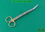 Dean Scissors 7" Gold Plated Surgical Instruments