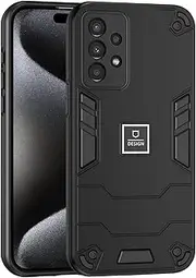 Compatible with Samsung Galaxy A73 5G Case,Compatible with Samsung Galaxy A73 5G SM-A736 Hard PC+TPU 2 in 1 Shockproof Camera Protection Case Cover Black