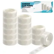 3000pcs Glue Point Clear Balloon Glue Removable Double Sided Adhesive Dots Ta...