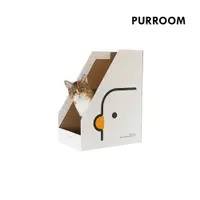 在飛比找蝦皮商城優惠-PURROOM 小雞書立盒貓抓板 抓板 紙抓板 瓦愣紙 貓咪