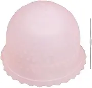 Nlrlo Silicone Highlight Cap for Hair, Silicone Highlight Cap - Vista Salon Hair Frosting Cap | Punch Highlight Hair Hat with Needle, Professional Highlight Pierced Cap for Hair