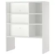 METOD wall cb frm f b-in extractor hood, white, 80x37x100 cm