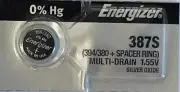 Bulova Accutron caliber 214/218 Tuning Fork Energizer Battery #387S