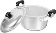 Multi-Function Rice Noodle Pot Aluminum Alloy Cooking Pot Lid for Instant Noodles