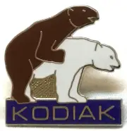 Nice Kodiak "Bears" Alaska Tourism and Travel lapel pin