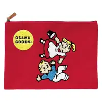 在飛比找momo購物網優惠-【GAKKEN】原田治 OSAMU GOODS 刺繡拉鍊收納