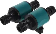 2pcs Garden Hose Quick Connectors with Adjustable Flow Valve Water Pipe Coupling and Repair Adapter Hose End Adapters for Gardening