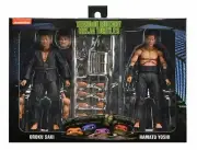 NECA TEENAGE MUTANT NINJA TURTLES TMNT OROKU SAKI HAMATO YOSHI 2 PACK FIGURE SET