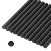 12 Pcs Black Cylinder Sealing Wax Stick Glue Gun Wax Seal Rod