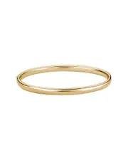 14K Italian Gold Hinge Bangle Bracelet